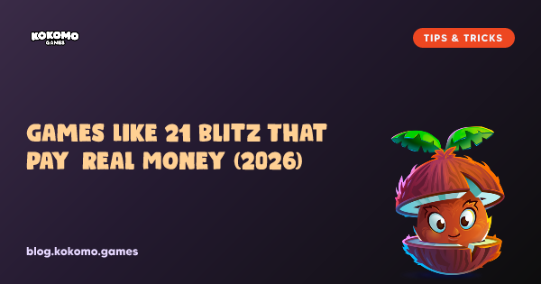 Games Like 21 Blitz That Pay Real Money (2026)
