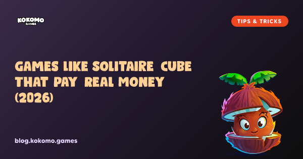Games Like Solitaire Cube That Pay Real Money (2026)